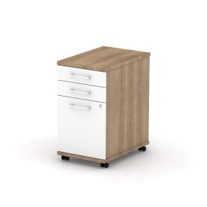MOBILE DESK HIGH PEDESTAL - 400 W X 600 D X 725 H