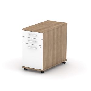 MOBILE DESK HIGH PEDESTAL - 400 W X 800 D X 725 H
