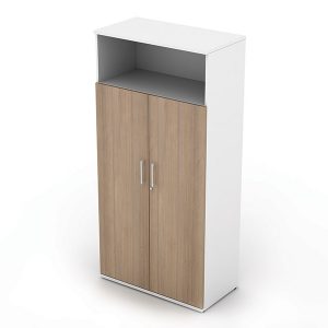 HINGED DOOR C/BOARD WITH OPEN SECTION - 1000 X 525 X 1252H