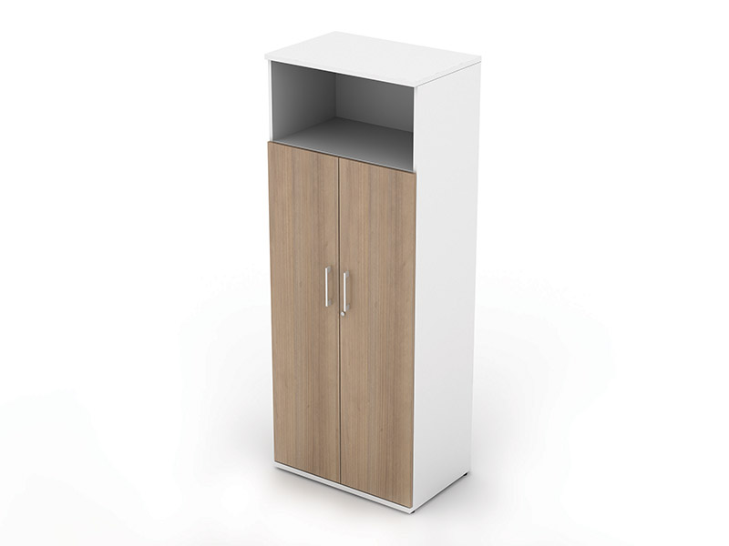 HINGED DOOR C/BOARD WITH OPEN SECTION - 800 X 525 X 2062H