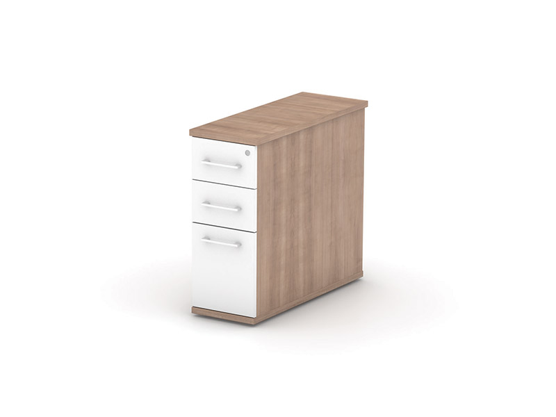 narrow desk high pedestal heavy duty storage unit