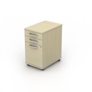 MOBILE DESK HIGH PEDESTAL - 400 W X 600 D X 725 H