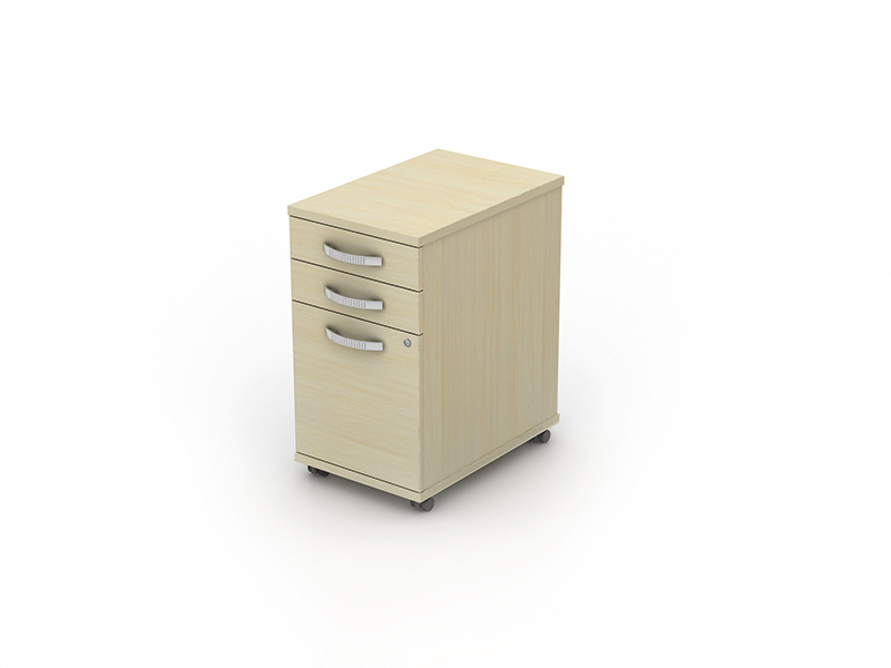 MOBILE DESK HIGH PEDESTAL - 400 W X 600 D X 725 H