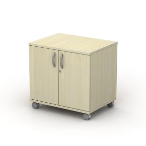 MOBILE HINGED DOOR C/BOARD DESK HIGH - 800 W X 600 D 725 H