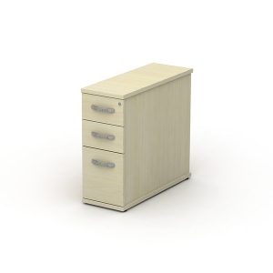NARROW DESK HIGH PED 2 DR - 300 W X 600 D X 725 H