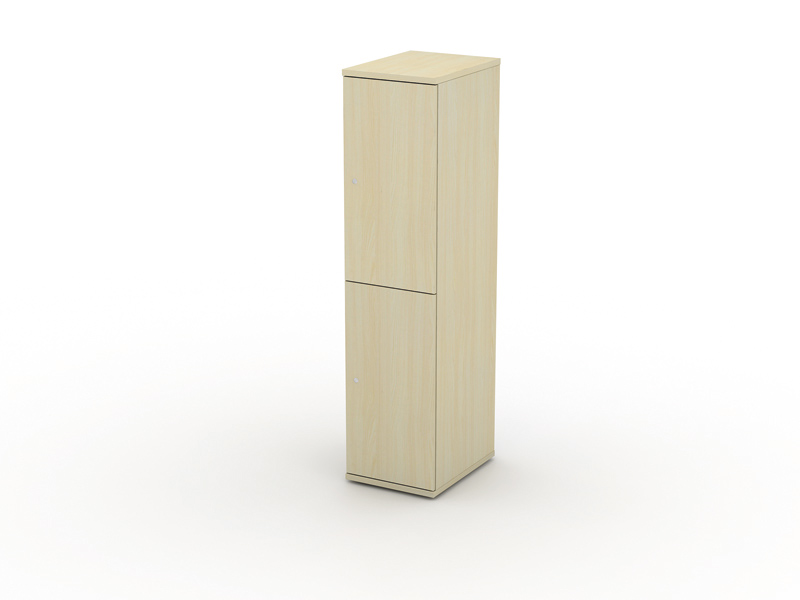 2 DOOR PERSONAL LOCKER - 400 W X 525 D X 1657 H
