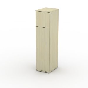 TWO TONED STORAGE - 1 SMALL 1 TALL DOOR PERSONAL LOCKER - 400 W X 525 D X 1657 H