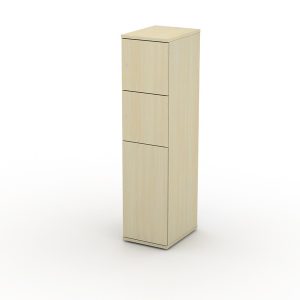 TWO TONED STORAGE - 2 SMALL 1 TALL DOOR PERSONAL LOCKER - 400 W X 525 D X 1657 H