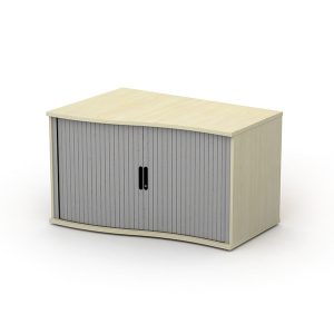 TWO TONED WAVE TAMBOUR STORAGE UNIT