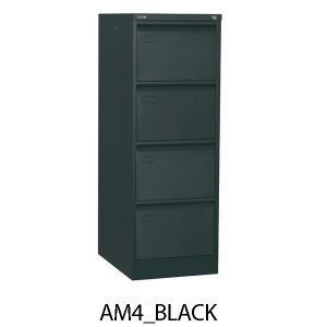 Black 4 Drawer Filing cabinet