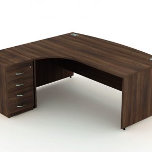 Sirius Bow Front Workstation