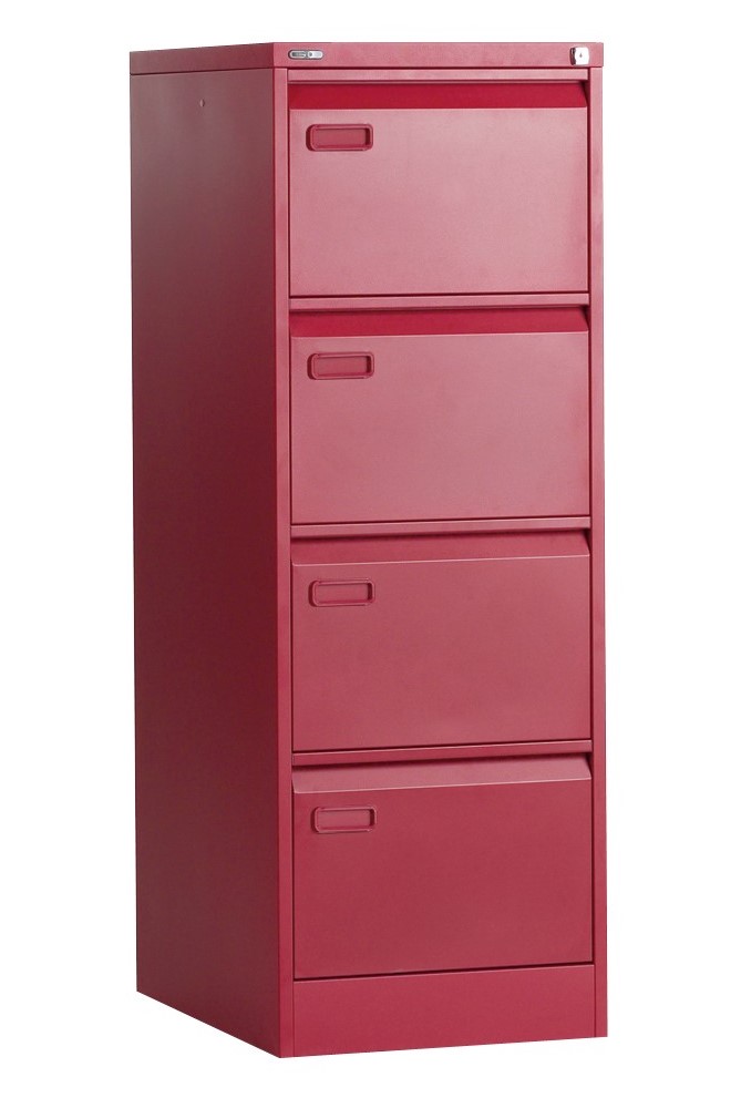 GO 4 Drawer Filing Cabinets - Colours - Image 3