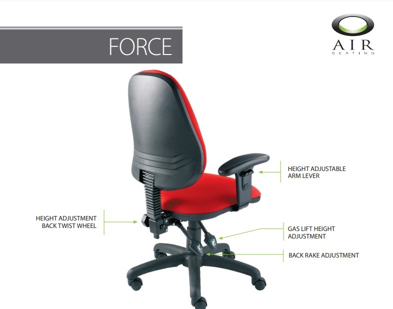 Force FR220 High Back without Arms - Image 2