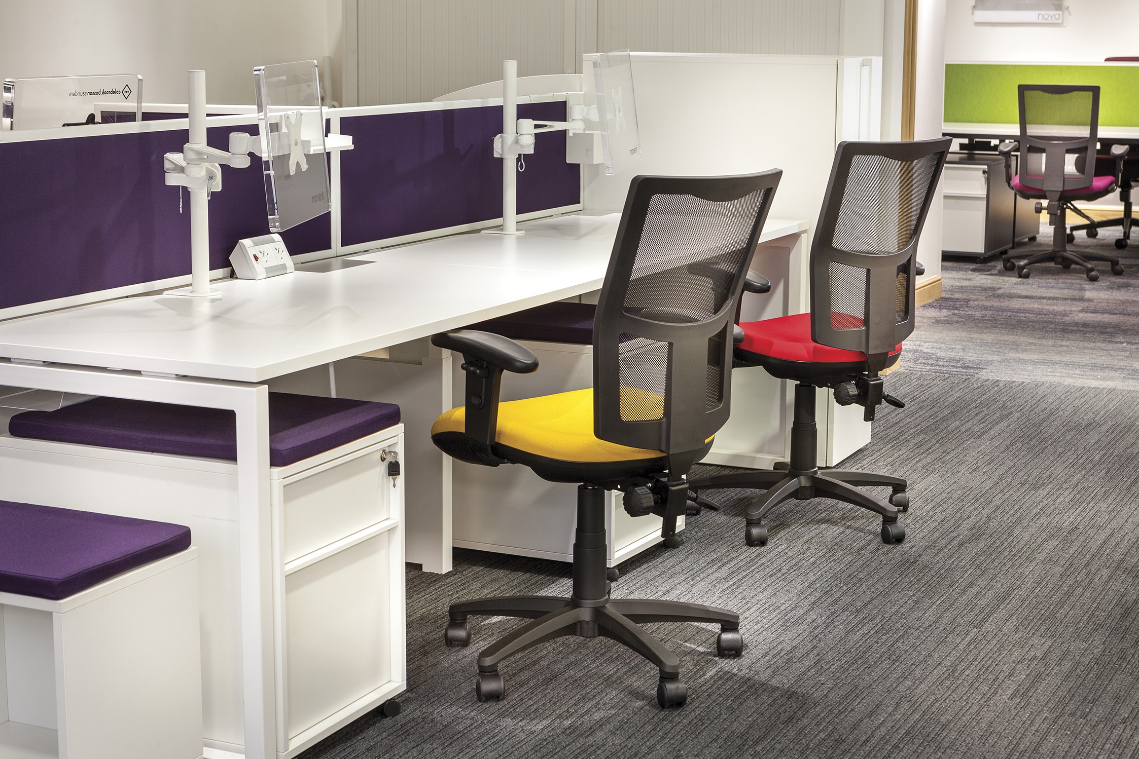 Touch Mesh TRM222 High Back Mesh Chair with Arms - Image 2