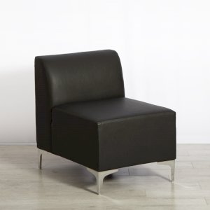 Faux Leather Modular Sofa Reception Seating - Image 3