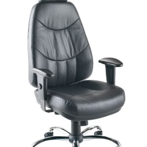 Mercury MH1 Black Leather Executive Armchair
