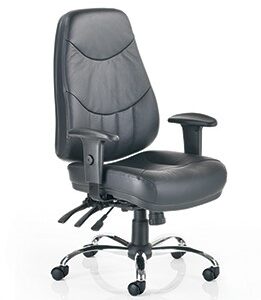 Mercury MM2 Black Leather Executive Armchair