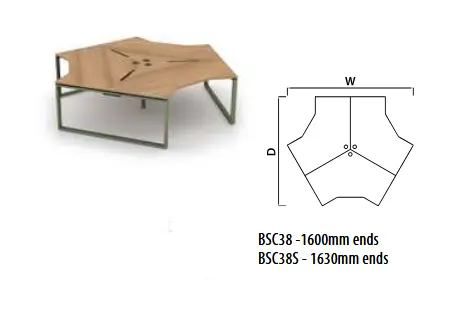 ibench 120° Segment Workstation Cluster