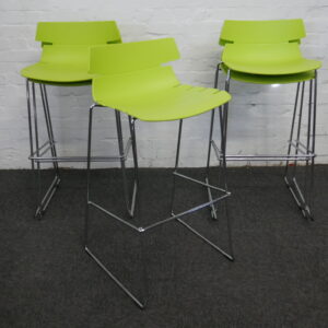 Used Condition Bright Green High Stool