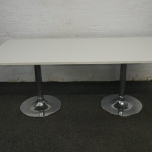 Used Condition 2000mm x 1000mm White Meeting Table