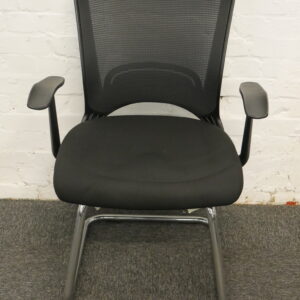 Used Condition Dams Mesh Back Meeting Armchair
